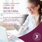 Vaga de emprego para Secretária