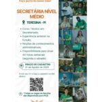 Vaga de emprego para Secretária Ensino Médio