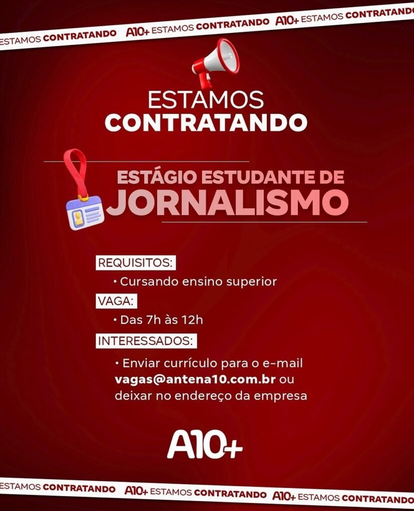 Vaga de estágio para jornalismo em Teresina