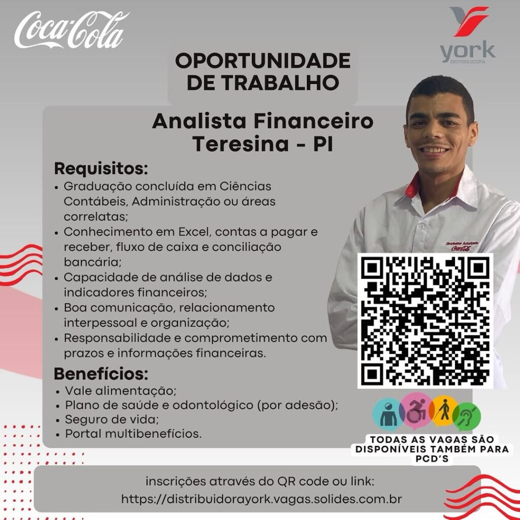 Vaga para Analista Financeiro em Teresina