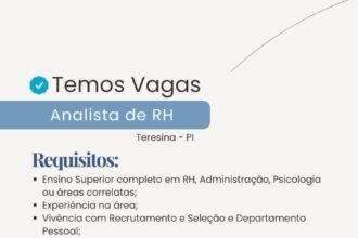 Vaga de emprego para Analista de RH