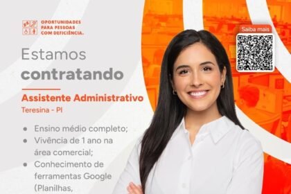 Vaga de emprego para Assistente Administrativo