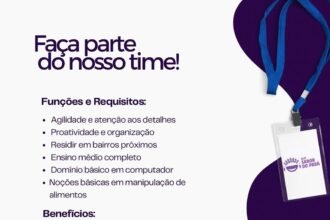 Vaga de emprego para Atendente