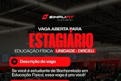 Vaga de Estágio para Educação Física (Dirceu)
