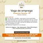 Vaga de emprego para Estoquista