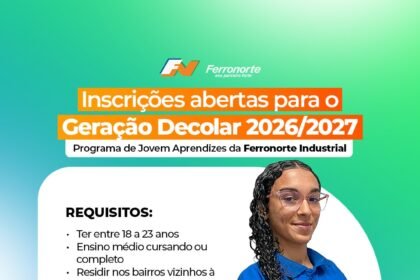 Vaga de emprego para Jovem Aprendiz