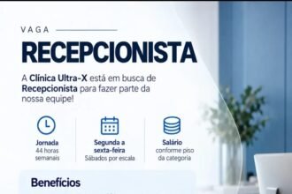 Vaga de Emprego para Recepcionista em Teresina