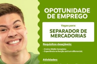 Vaga de Emprego para Separador de Mercadorias em Parnaíba