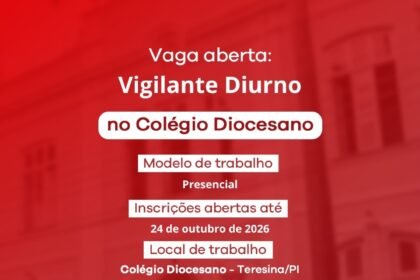 Vaga de Emprego para Vigilante em Teresina