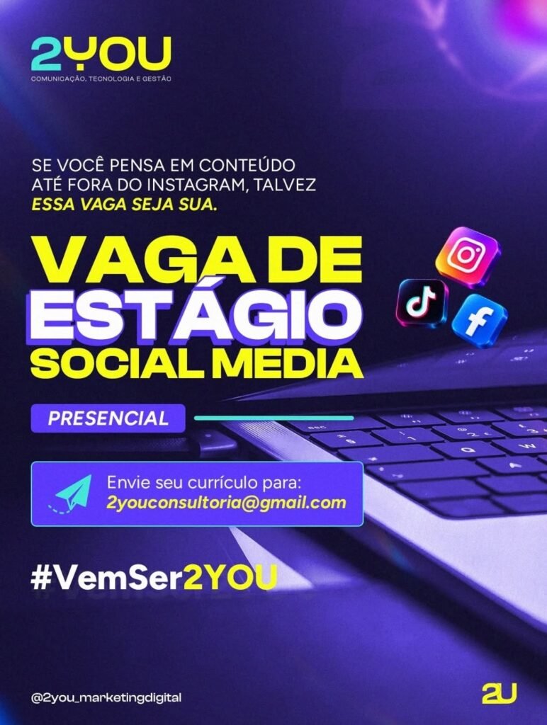 Vaga de Estágio para Social Media