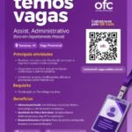 Vaga de emprego para Assist. Administrativo