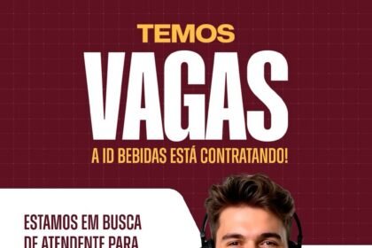Vaga de emprego para Atendente