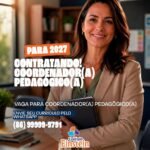 Vaga de emprego para Coordenador(a) Pedagógico