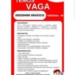 Vaga de emprego para Designer Gráfico
