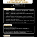 Vaga de emprego para Instalador de Comunicação Visual