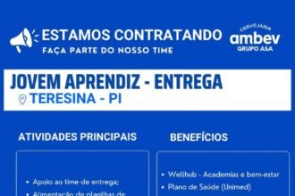 Vaga de emprego para Jovem Aprendiz (Entrega)