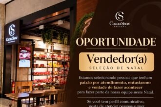Vaga de emprego para Vendedor(a)