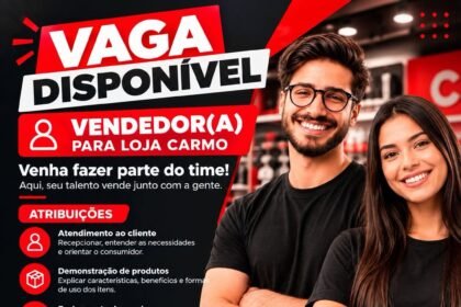 Vaga de emprego para Vendedor(a)
