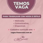Vaga de emprego para Vendedora