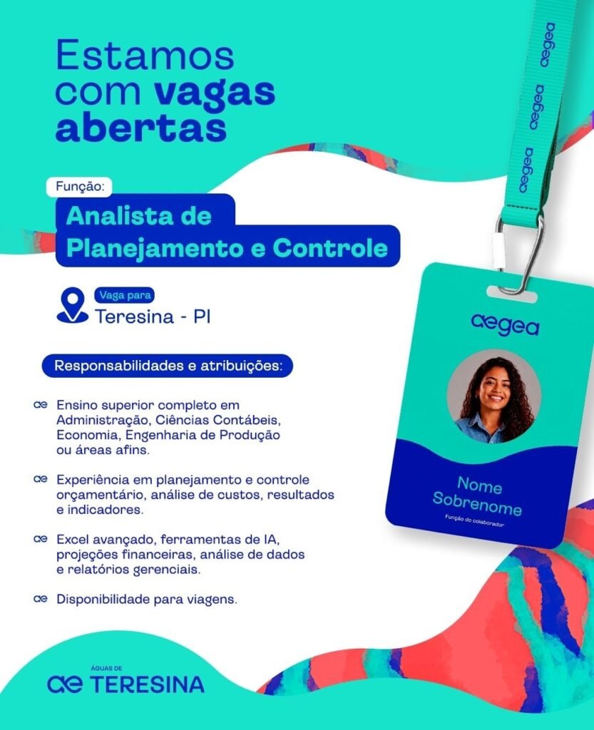 Vaga de emprego para Analista de Planejamento e Controle
