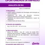 Vaga de emprego para Analista de RH