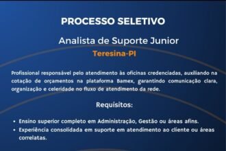Vaga de emprego para Analista de Suporte Júnior