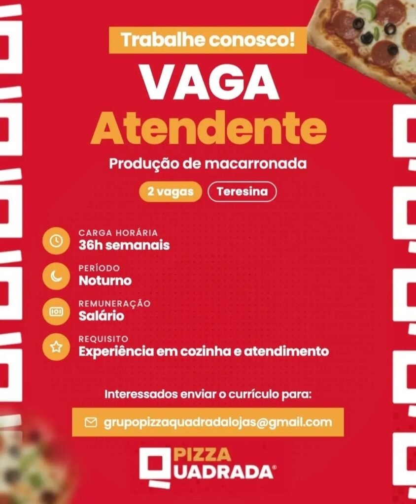 Vagas de emprego para Atendente