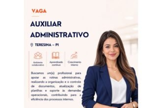 Vaga de emprego para Auxiliar Administrativo