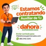 Vaga de emprego para Auxiliar de T.I