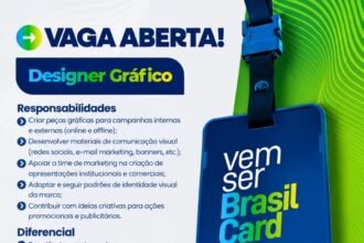 Vaga de emprego para Designer Gráfico