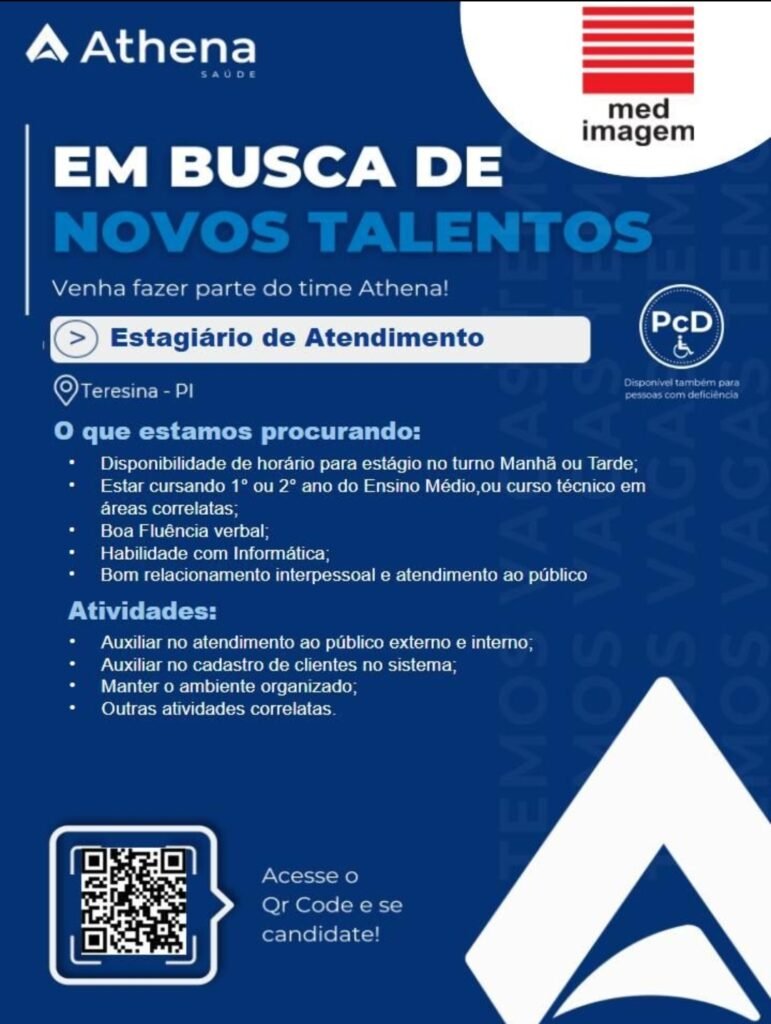 Vaga de Estágio para Atendimento