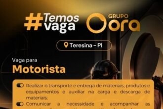 Vaga de emprego para Motorista