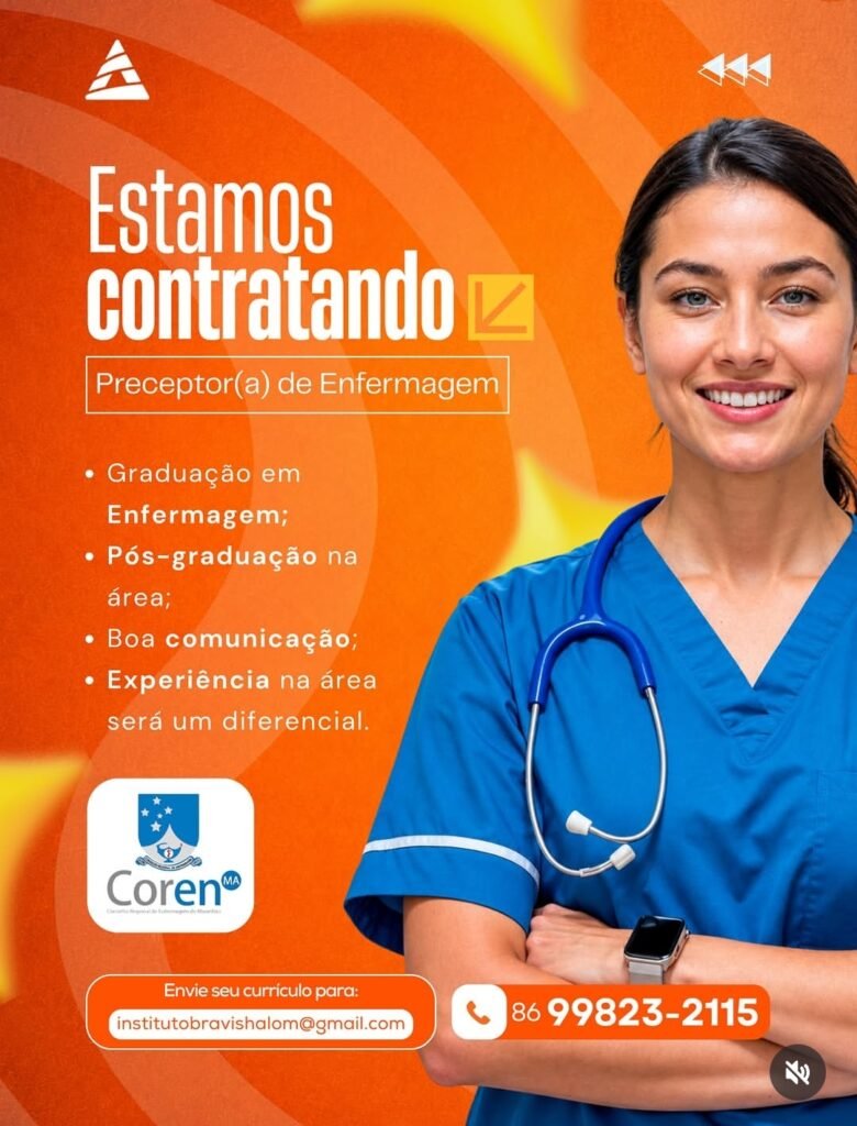 Vaga de emprego para Preceptor(a) de Enfermagem