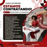 Vagas de emprego para Recepcionista e Marketing