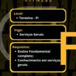 Vaga de emprego para Serviços Gerais