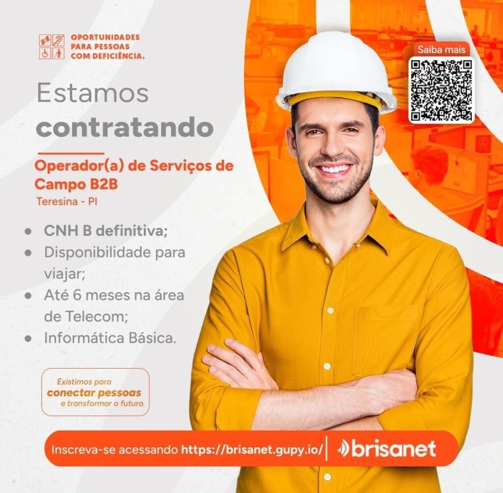 Vaga de emprego para Operador(a) de Serviços de Campo B2B