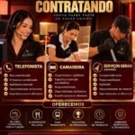 Vaga de emprego para Telefonista, Camareira e Serviços Gerais