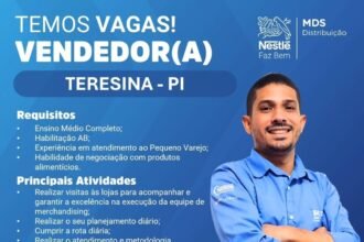 Vaga de emprego para Vendedor(a)